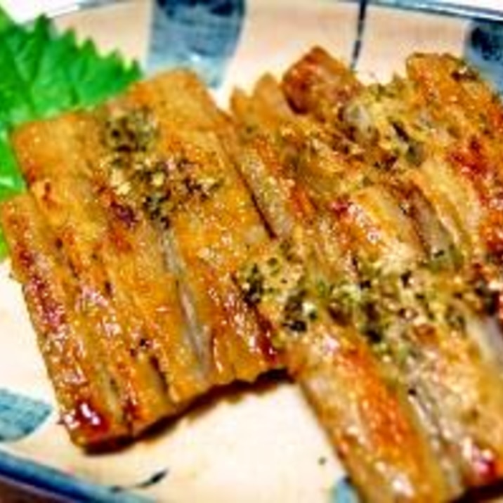 ごぼうの蒲焼風 お弁当にも レシピ 作り方 By バナナぱん 楽天レシピ